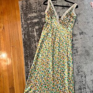 Wild Fable Satin Flower Dress never worn